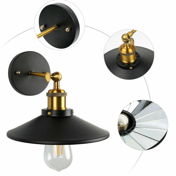 Annias 1 - Light Battery Powered White Wallchiere | Wayfair North America