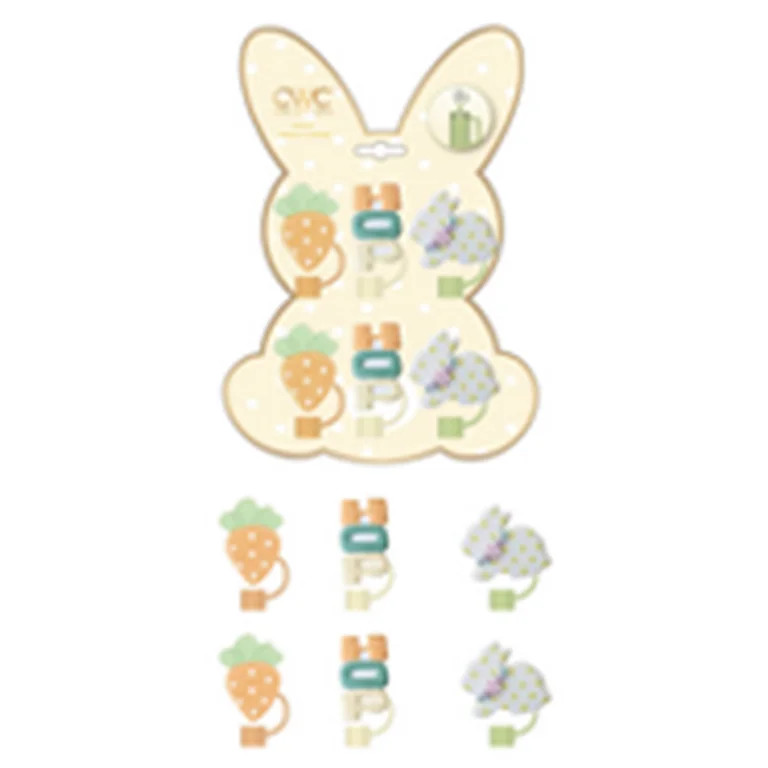 Cook With Color 6 Piece Straw Topper Set, Reusable Straw Covers, Universal Fit, Dishwasher Safe, ... | Walmart (US)