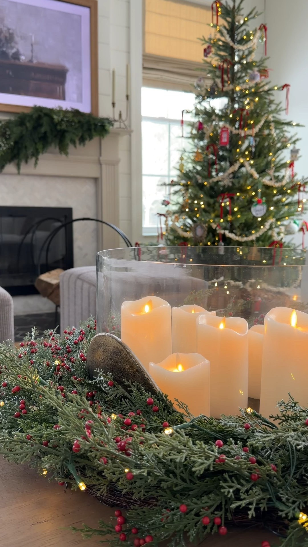 Light the (flameless) candles. 🎄❤️

#LTKHoliday #LTKHome
