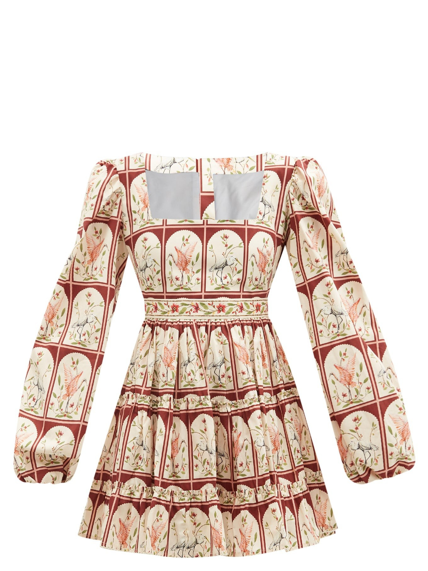 Avena Garza floral-print cotton-poplin mini dress | Agua by Agua Bendita | Matches (US)