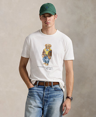 Polo Ralph Lauren Men's Classic Fit Polo Bear Jersey T-Shirt - Macy's | Macy's