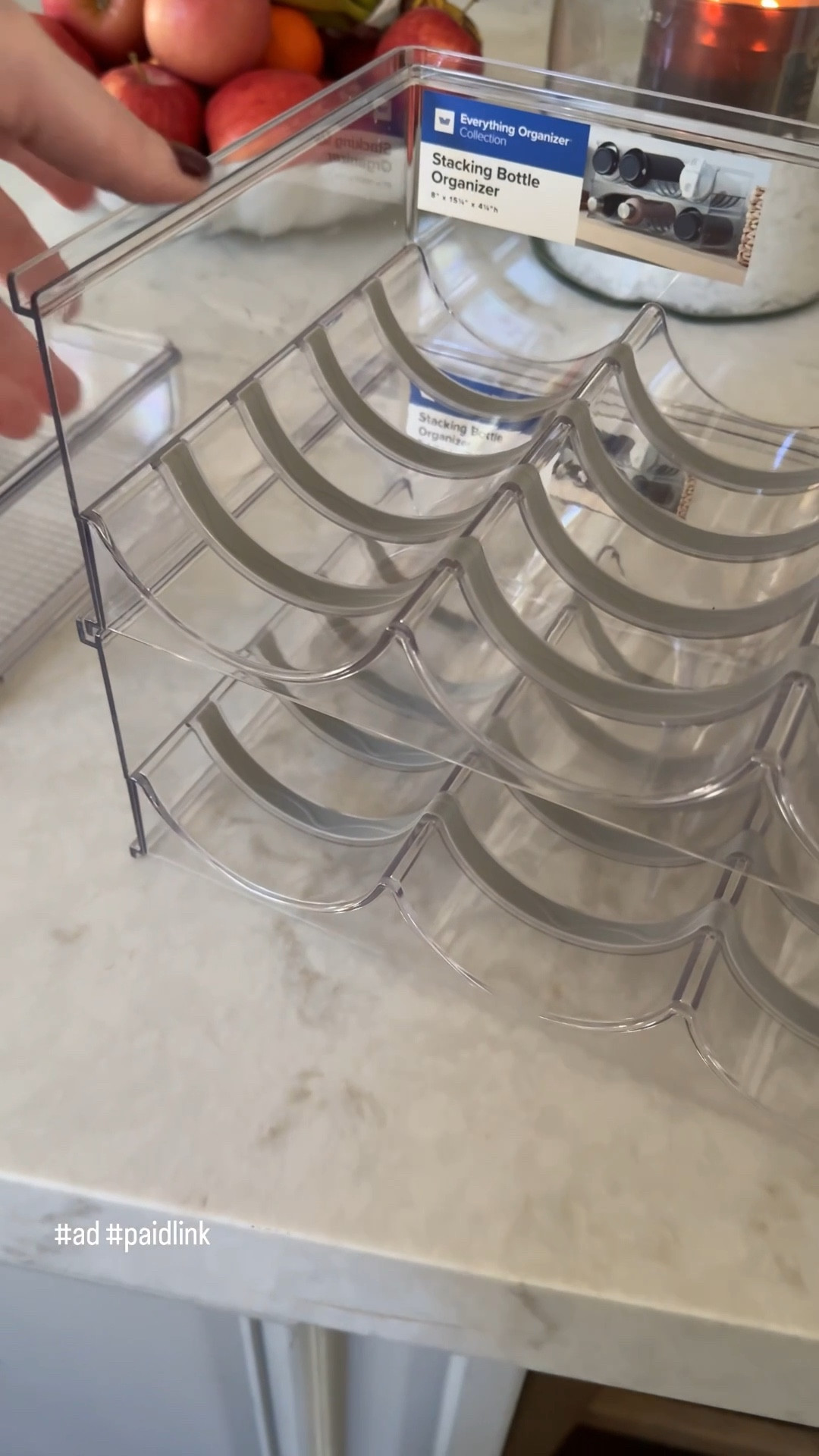 Finally! A water bottle organization solution from The Container Store! It worked in my daughter’s cabinet and now I need to grab another for the rest of our water bottles. It didn’t fit in her cabinet spot, but I love the lid and straw/accessory drawer that stacks underneath! 30% off right now 👏🏻 

#ad #paidlink @thecontainerstore #thecontainerstore organized home kitchen organization home organization 



#LTKHome #LTKSaleAlert #LTKmomlife