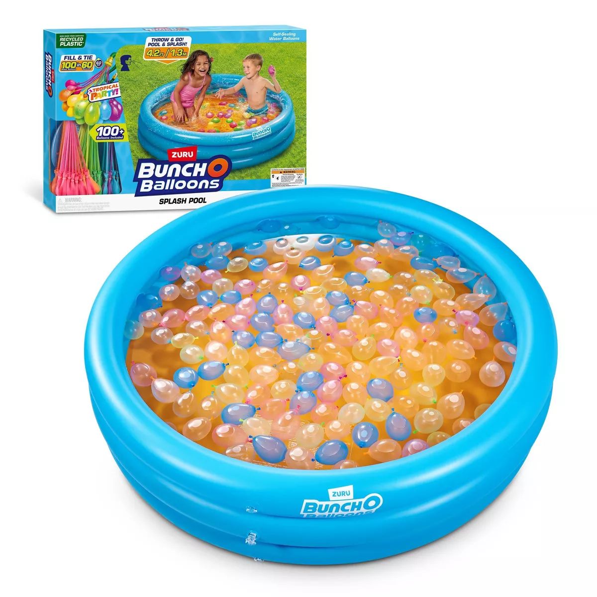 Bunch O Balloons Splash Pool with 3pk Tropical BOB | Target