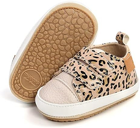 Clowora Baby Boys Girls Shoes Non-Slip Rubber Sole Sneakers Infant First Walking Toddler Crib Sho... | Amazon (US)