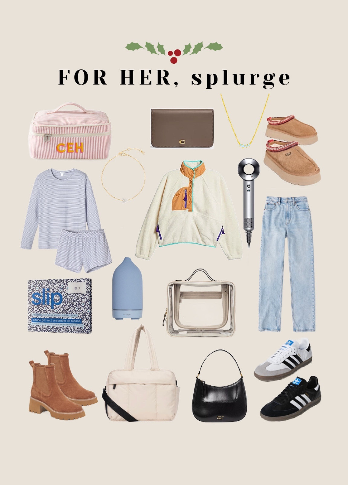 for her, some higher price items but all great gifts! 

#LTKSeasonal #LTKGiftGuide #LTKHoliday