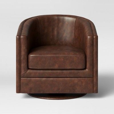 Berwick Barrel Swivel Chair - Threshold™ | Target