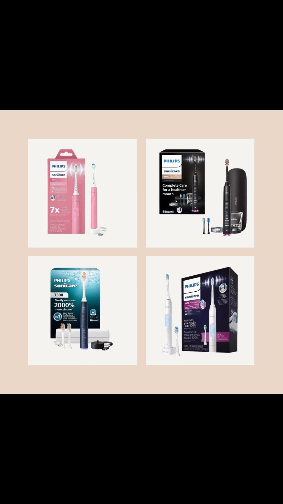From budget-friendly to luxe, these Philips Sonicare electric toothbrushes are known for deep cleaning, healthier gums, and that just-left-the-dentist feeling 👏🏽

If you’ve been thinking about switching to an electric toothbrush… this is your sign ✔️

💖 Options for every price point
💖 Great for sensitive teeth + gum care
💖 Worth the upgrade for your daily routine

👉🏽 Tap to shop & find the one that fits your needs (and your budget!)

#LTKSale #LTKFinds #LTKUnder100 #LTKWellness #DentalCare #ElectricToothbrush #Sonicare #HealthySmile #AmazonFinds 

#LTKBeauty #LTKHome #LTKBeauty #LTKmomlife
