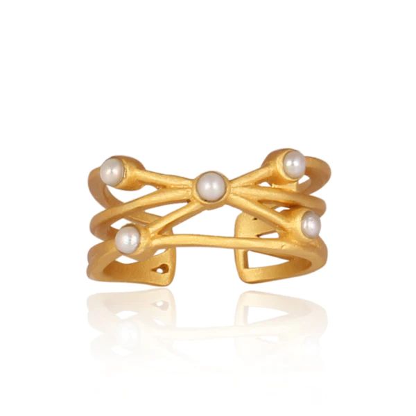 Pearl Wrap Ring | Christina Greene 
