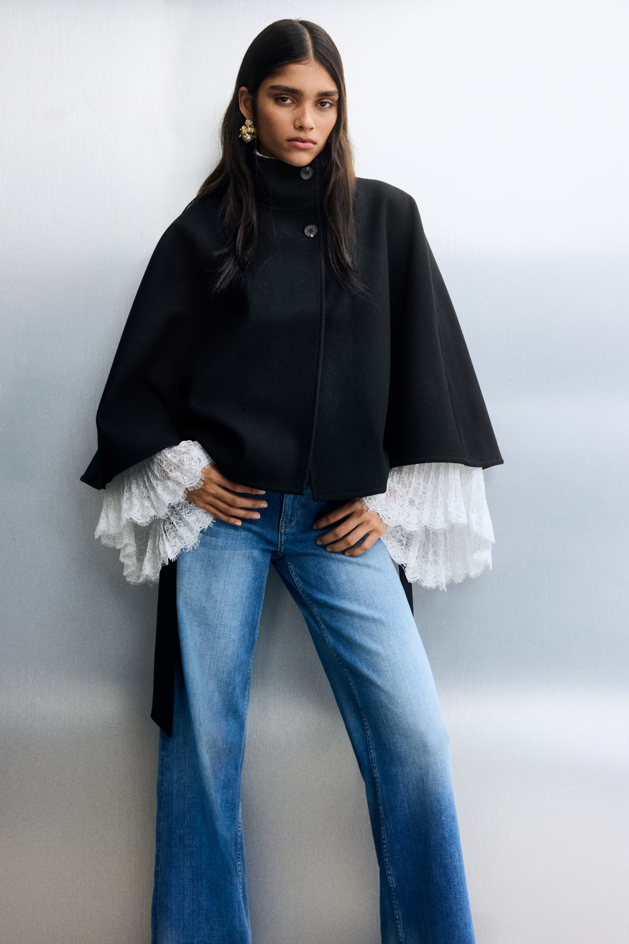 Belted cape coat | H&M (UK, MY, IN, SG, PH, TW, HK)