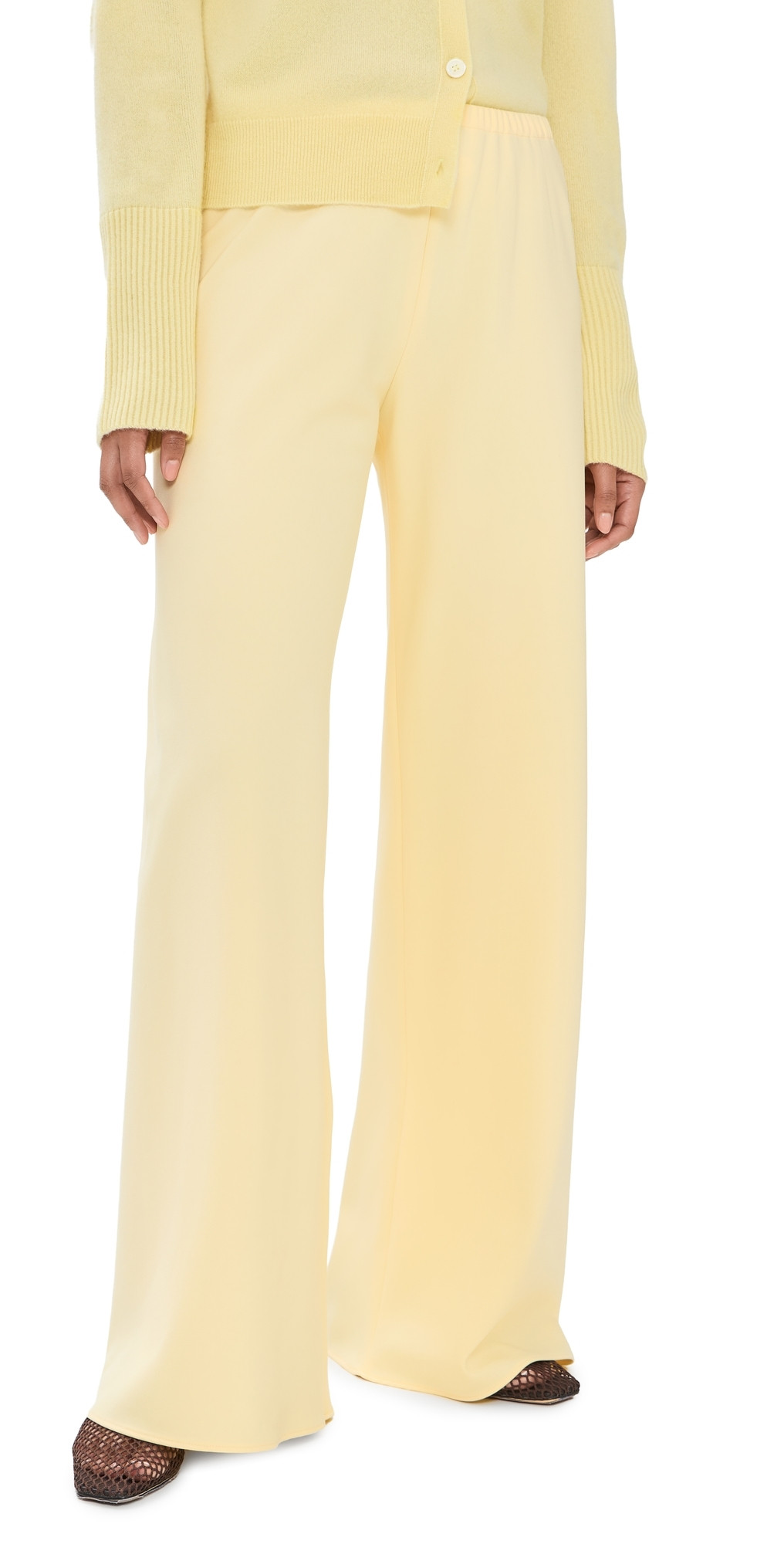 La Ligne Crepe Colby Pants Butter XS | Shopbop