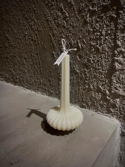 Pumpkin Base Candle - Tall Handmade Scented Soy Wax Pillar Vase Candle with Elegant Aesthetic， ... | Amazon (US)