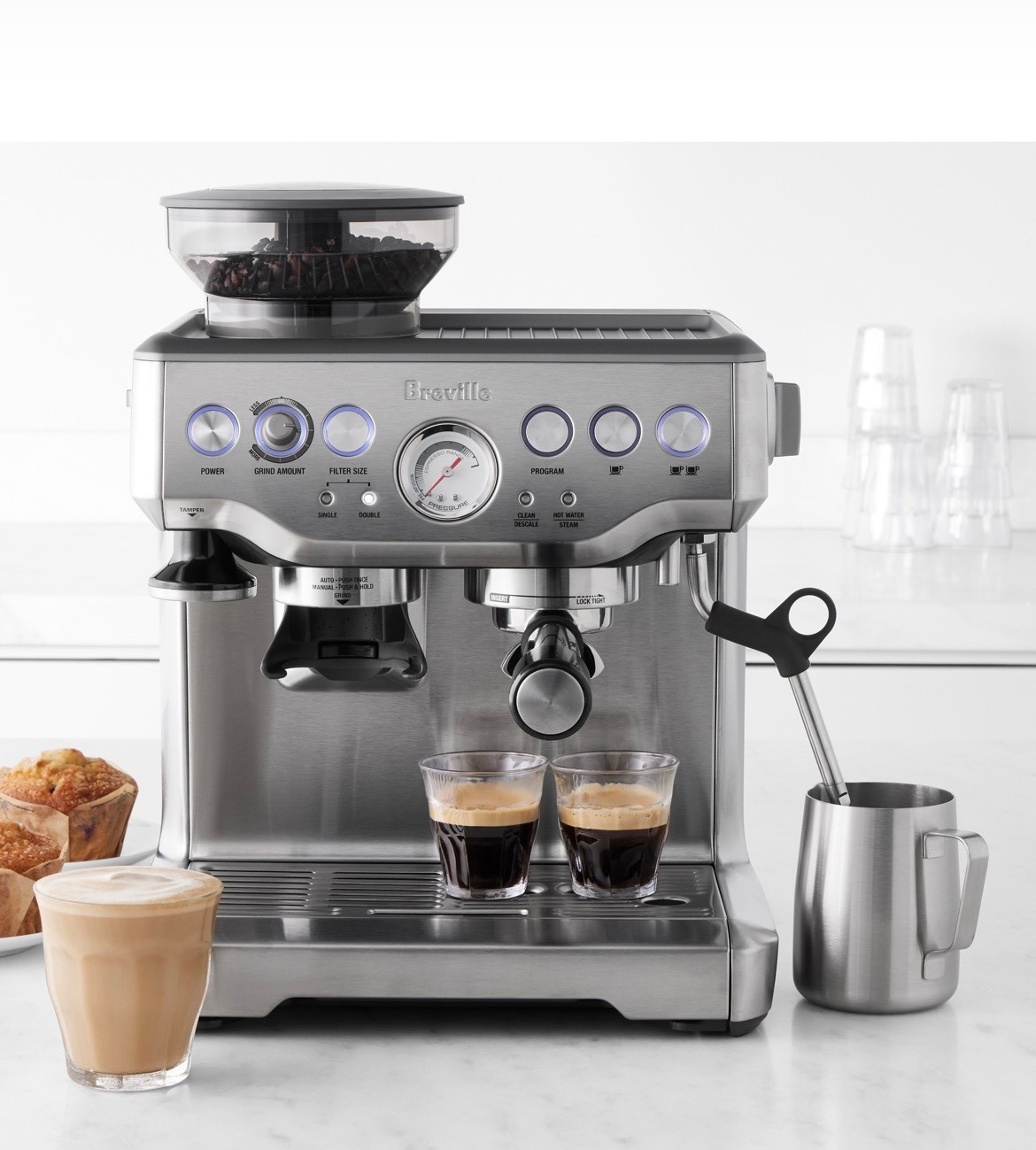 Breville Barista Express® Espresso Machine, kitchen appliancees

#LTKfoodie #LTKGiftGuide #LTKmorningroutine