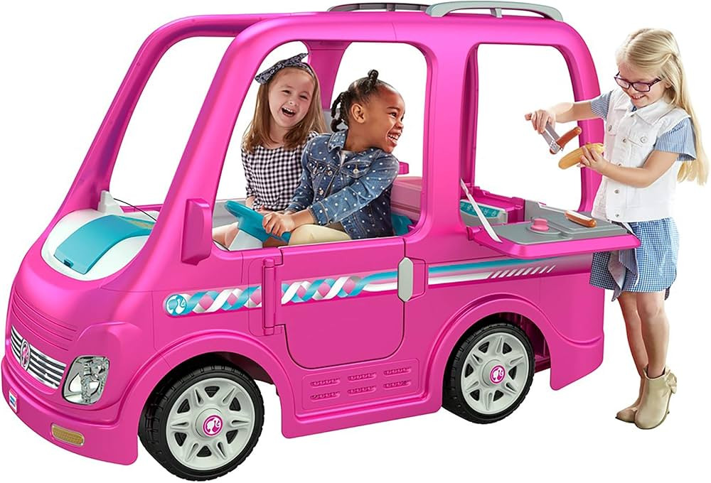 Power Wheels Barbie Dream Camper Ride-On Battery Powered Van for Preschool Kids Ages 3+ Years, 14... | Amazon (US)