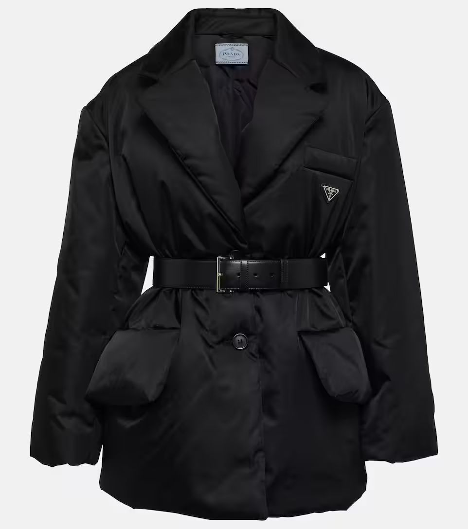 Re-Nylon belted padded jacket | Mytheresa (INTL)