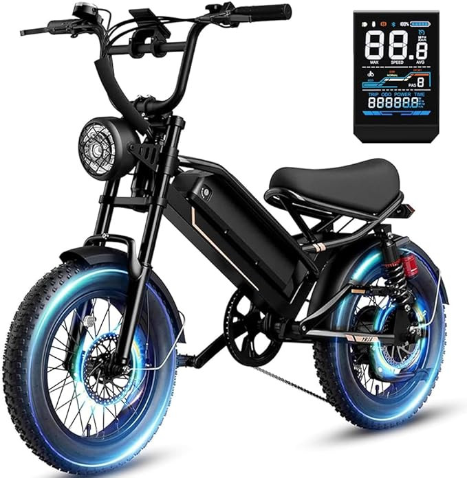 Electric Bike for Adults, Ebike 2000W/1500W Peak Motor, E Bike 32/28MPH Top Speed, Up to 55-80 Mi... | Amazon (US)