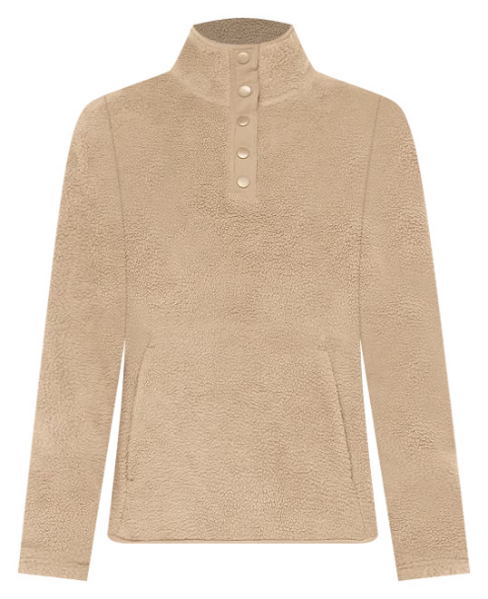 Women's Tek Gear® Snap-Front Sherpa Pullover | Kohl's