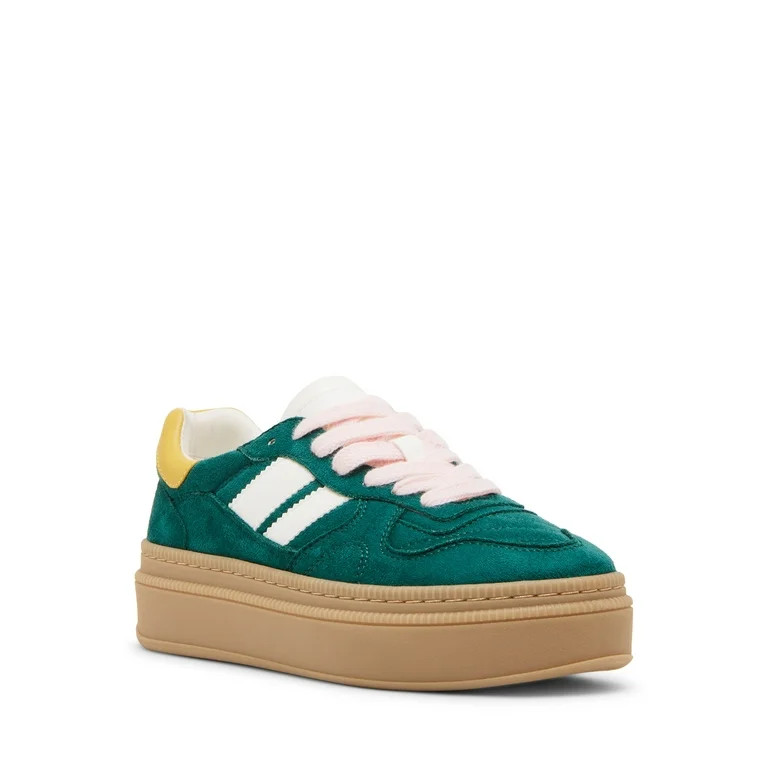 Madden Girl Women's Goalie Lace up Platform Sneaker | Walmart (US)