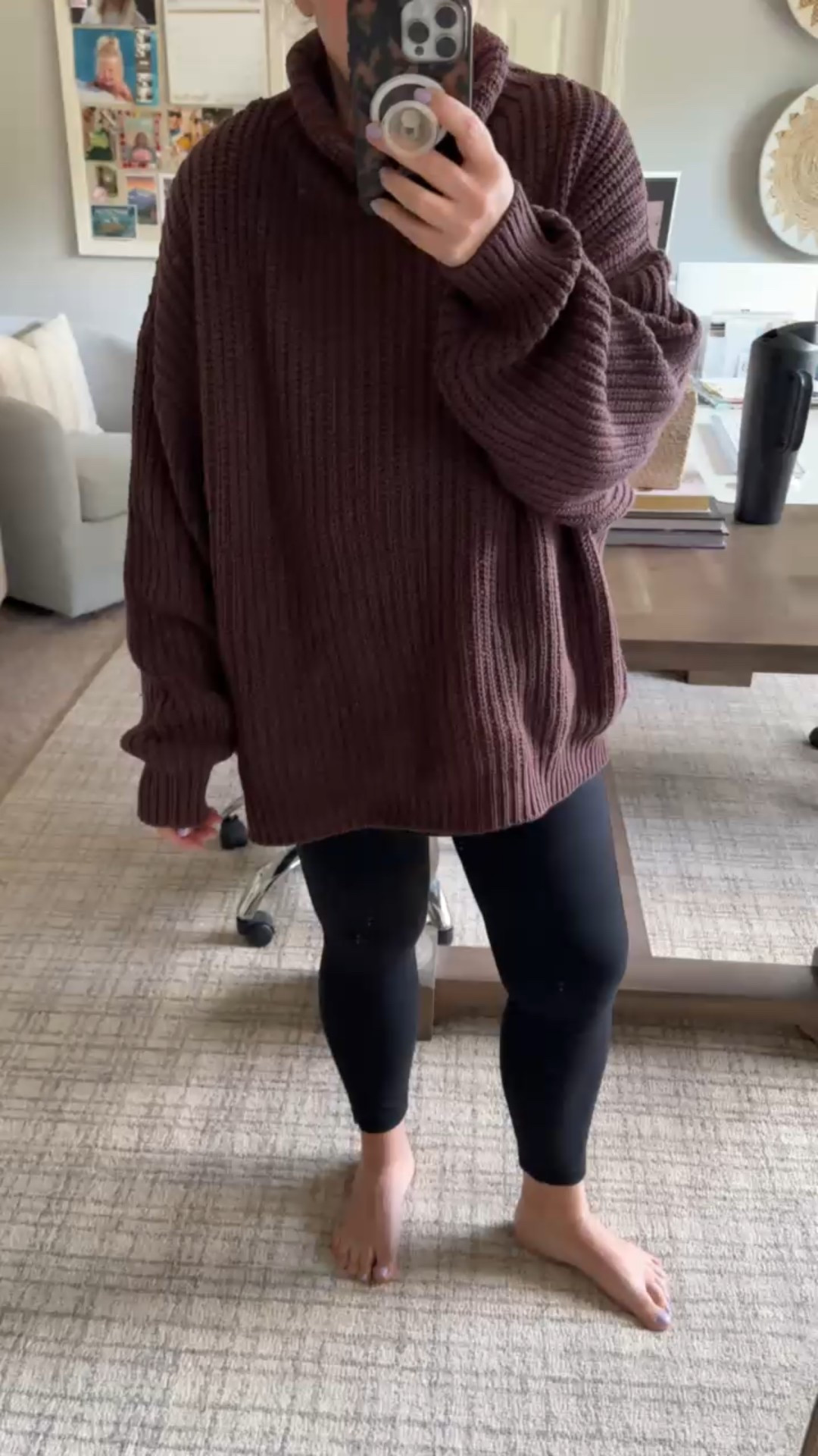 I have this Free People sweater in virtually every color, since it’s become a staple in my fall and winter wardrobe. The brown sweater just arrived and I love it! The fit is very roomy and the sweater is still available in some sizes and colors. It’s currently on sale for $84.99 and the after sale price will go up to $128. fall wear work wear winter sweater gift for her Nordstrom find

#LTKFindsUnder100 #LTKSaleAlert #LTKWorkwear