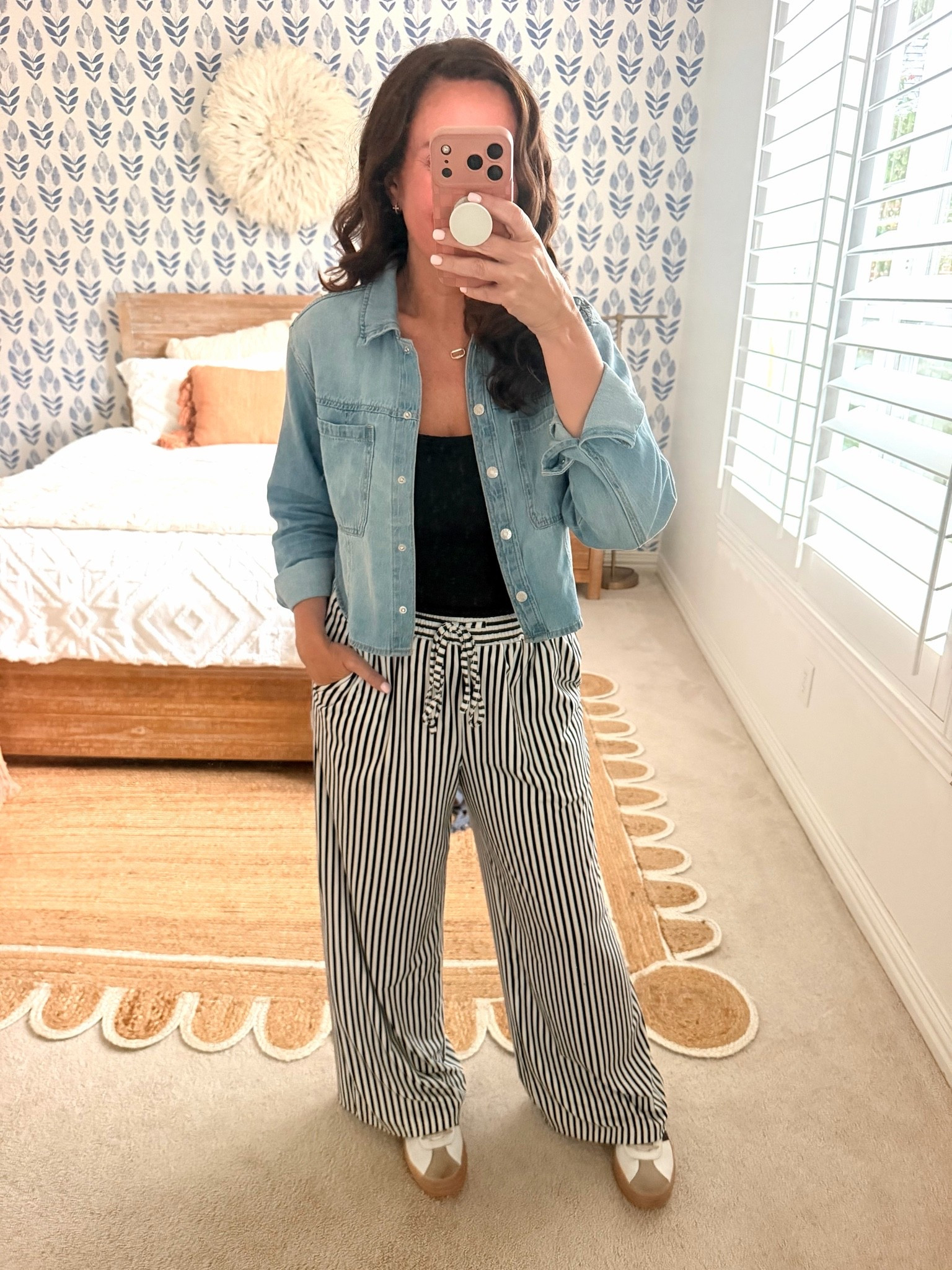 Cute and comfy! Wearing a medium in these super soft Amazon pants! Small in both tops
.

#LTKootd #LTKmomlife #LTKOver40