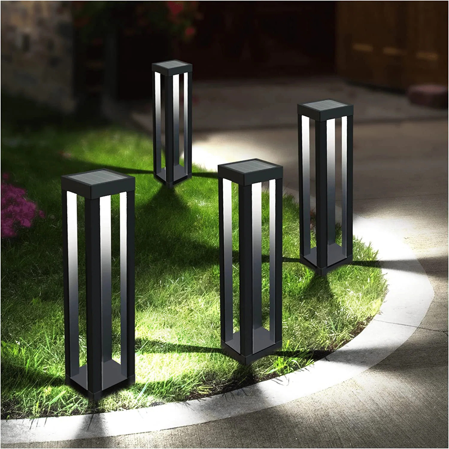 Solar Powered Integrated LED Pathway Light Pack | Wayfair North America