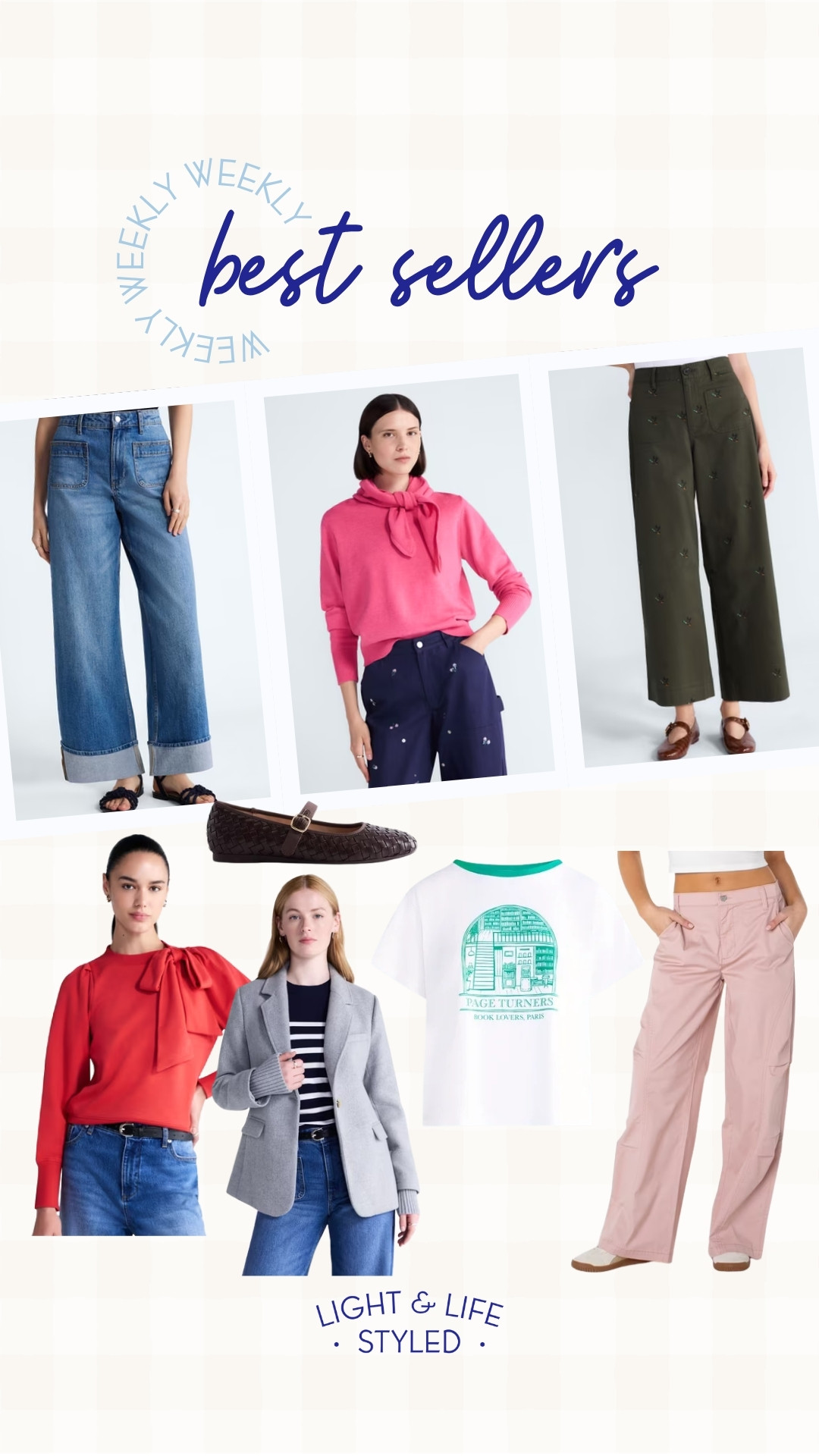 Weekly best sellers ✨ So many good finds for transitioning into fall — easy layers, fun details + pieces you’ll reach for all season! 🤎

fall, summer, pants, jeans, workwear, office outfit, back to school, teacher outfit, sweater, walmart ,scenario, free assembly, scoop, time and tru

#LTKootd #LTKSeasonal #LTKSaleAlert