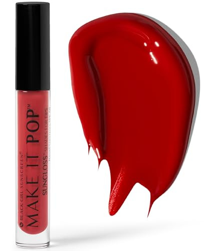 BLACK GIRL SUNSCREEN - Make It Pop Sungloss - Revolutionary Sun Protection and Gloss in One - SPF 50 (French Kiss) | Amazon (US)