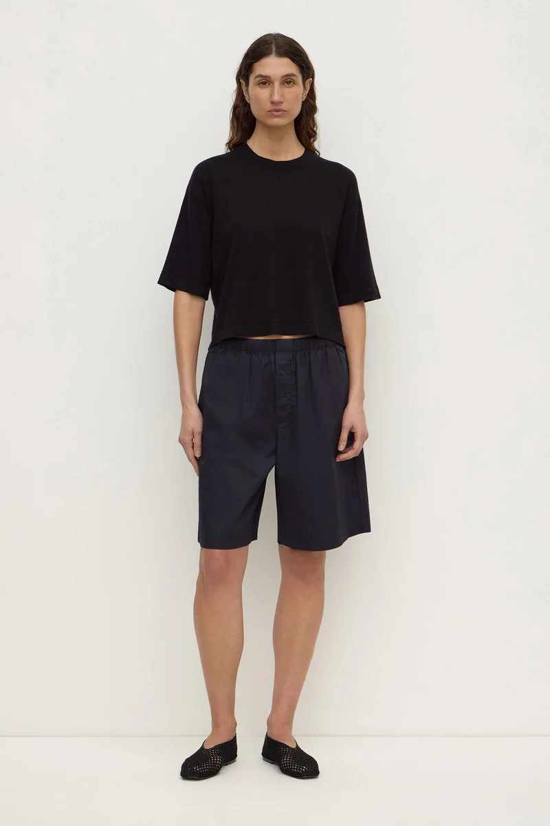 Riley Poplin Short | Assembly Label