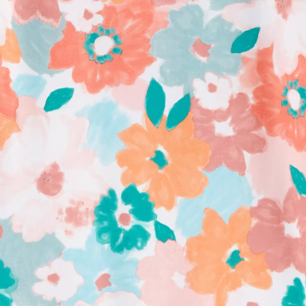 Toddler Girls' Floral Print Long Sleeve One Piece Rash Guard - Just One You® made by carter's | Target