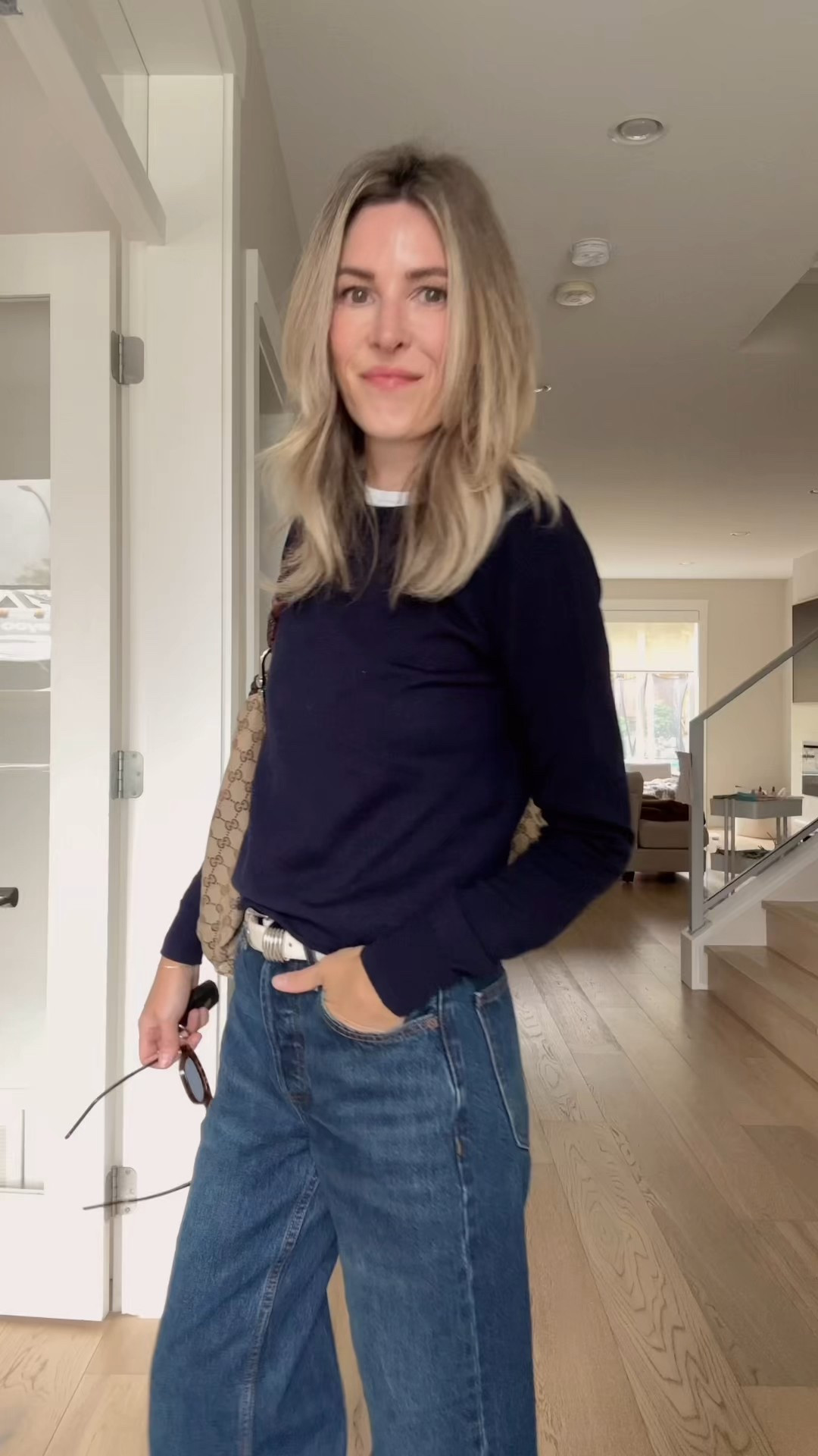 Sweater is on a major sale and these jeans are a great alternative to the sold out Gap ones Hailey Bieber was recently seen wearing 😜

Sized down in the denim and sweater. Wearing a 23 and xxs 


#LTKcanada #LTKstyletip #LTKsale