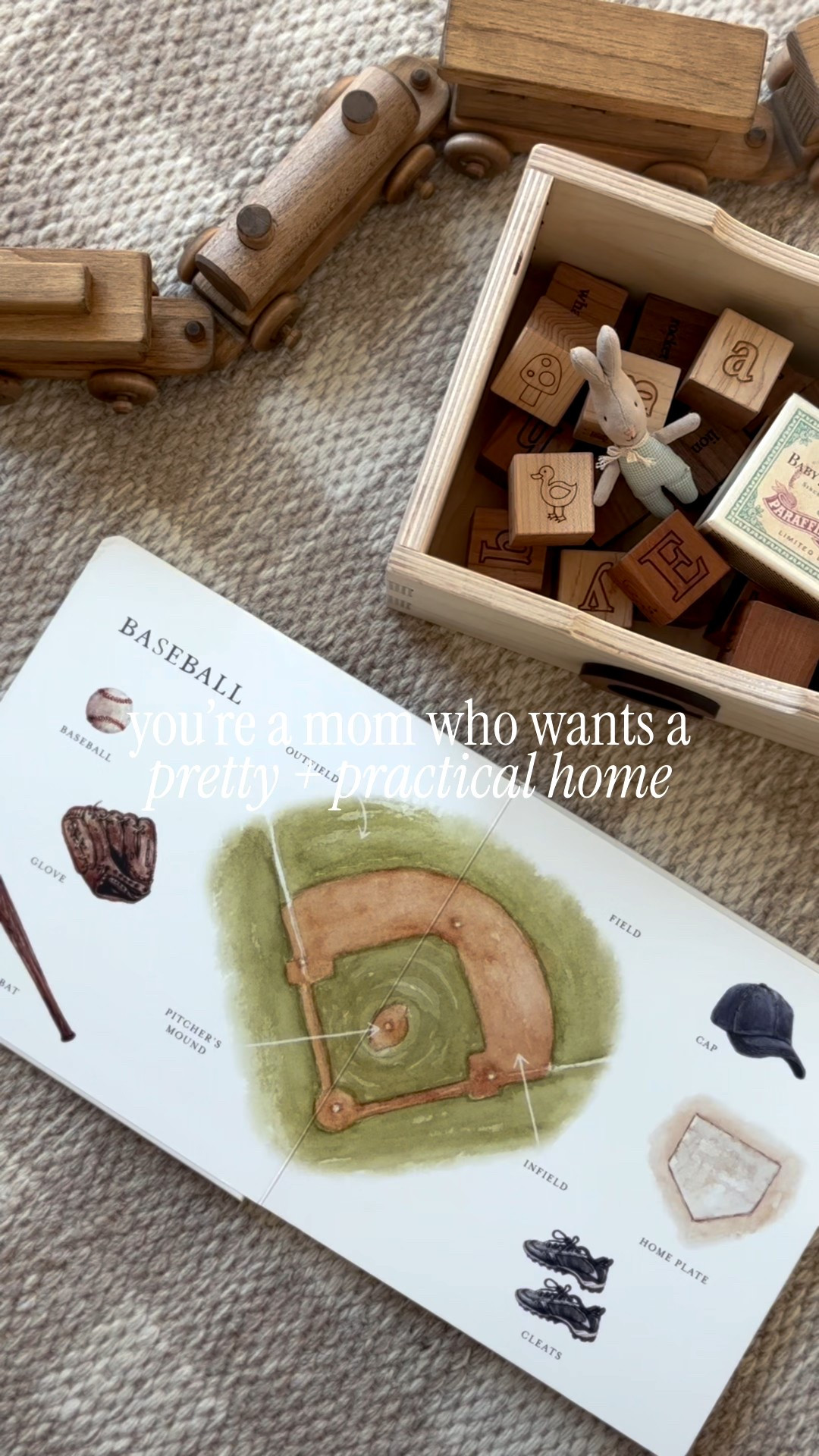 You can be a mom and still have a pretty, practical home 🤍
Choosing intentional pieces makes all the difference. Functional, timeless toys—like a rocking horse, ride-on car, rainbow stacker, basketball hoop, and play kitchen—help our home feel calm, lived-in, and kid-friendly without sacrificing style.

Pretty practical home, mom home organization, neutral organization bins, timeless kids toys, rocking horse, ride-on car, rainbow stacker toy, toddler basketball hoop, play kitchen, neutral kids decor, functional family home, toys that blend with home

#LTKBaby #LTKmomlife #LTKKids