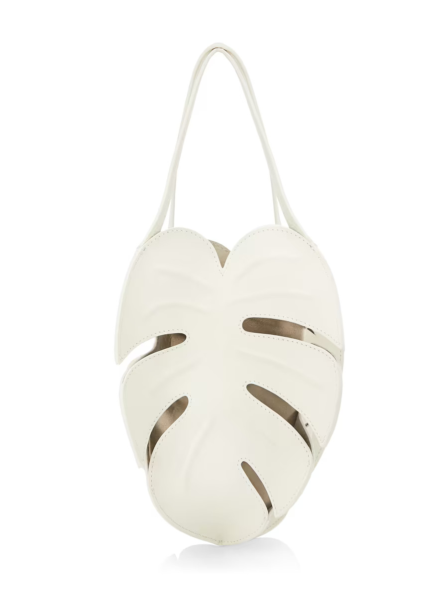 Palm Leather Top Handle Bag | Saks Fifth Avenue