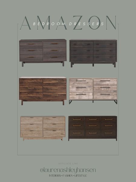 Amazon dressers worth loving! If you’re looking for a new bedroom dresser, I love all of these moody dark tones. The finishes, the hardware, and the price points are all so good! 

#LTKhome #LTKstyletip