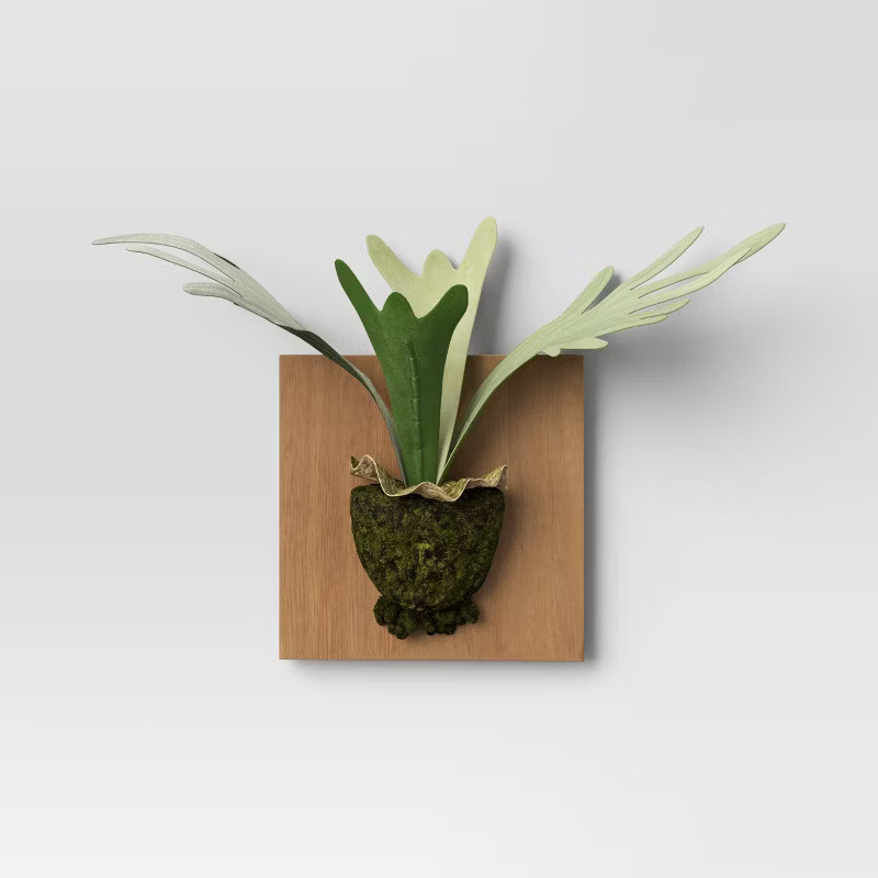 13" Artificial Staghorn Wall Green - Threshold™ | Target