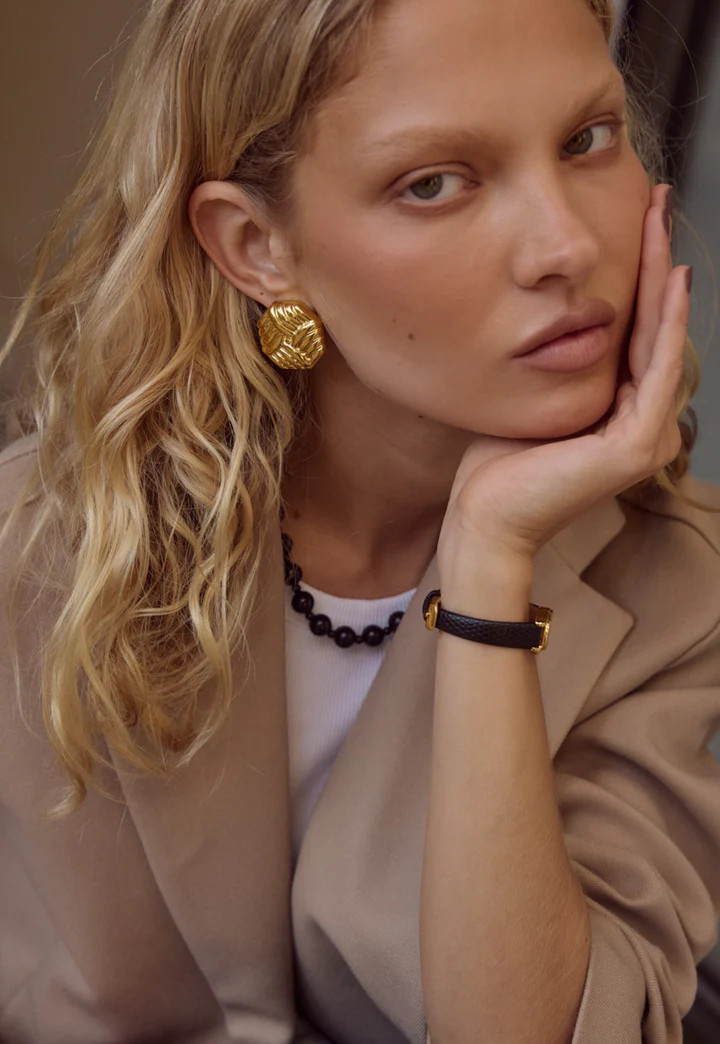 Sabine Earrings | 18K Gold | Cendre