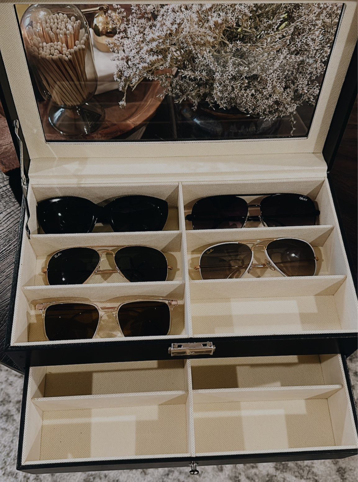 This beautiful sunglasses storage case is something you need in your life! Affordable, beautiful and so sturdy!

Perfect for gifting as well! 

Sunglasses case, affordable finds, fashion finds, home finds, Amazon finds, budget friendly, sale alert, organized fashion, organization 

#LTKfindsunder50 #LTKHoliday #LTKGiftGuide