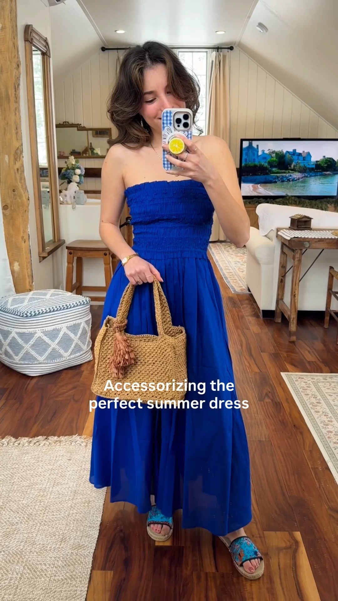 Add accessories to the perfect coastal granddaughter, blue maxi summer dress! Wearing XS I am 5 foot 3! 🤍🌊

Coastal granddaughter / coastal grandmother / coastal style / preppy style / classic style / spring outfit / summer outfit / blue maxi dress / blue strapless dress / blue summer dress / woven bag / 



#LTKgrwm #LTKSeasonal #LTKootd