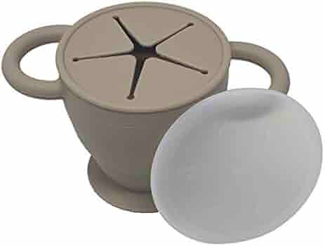 BraveJusticeKidsCo | Snack Attack II Snack Cup | Collapsible Silicone Snack Container | Toddler a... | Amazon (US)