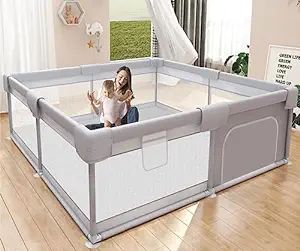 Baby Playpen Play Pens for Babies and Toddlers Baby Fence Baby Play Yards for Indoor & Outdoor wi... | Amazon (US)