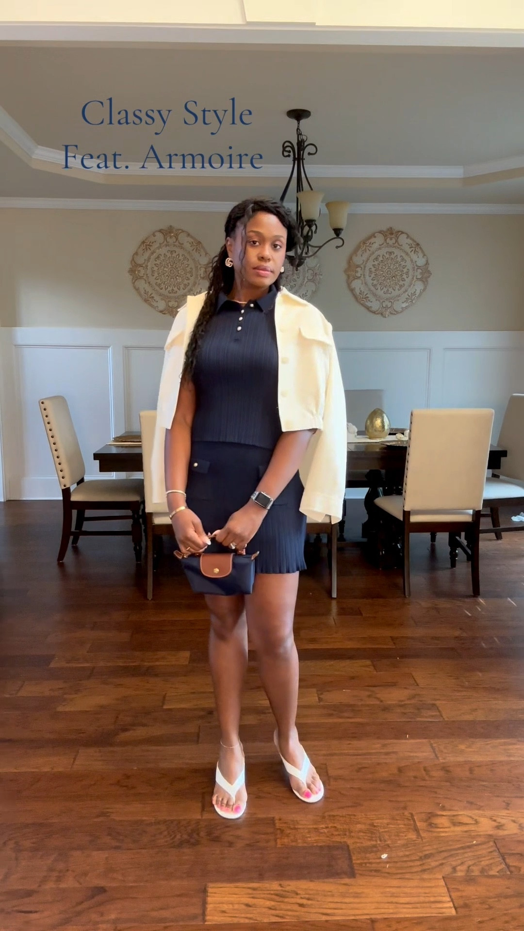 Skirt set is from Armoire! Jacket is thrifted  

#LTKootd #LTKdayinmylife