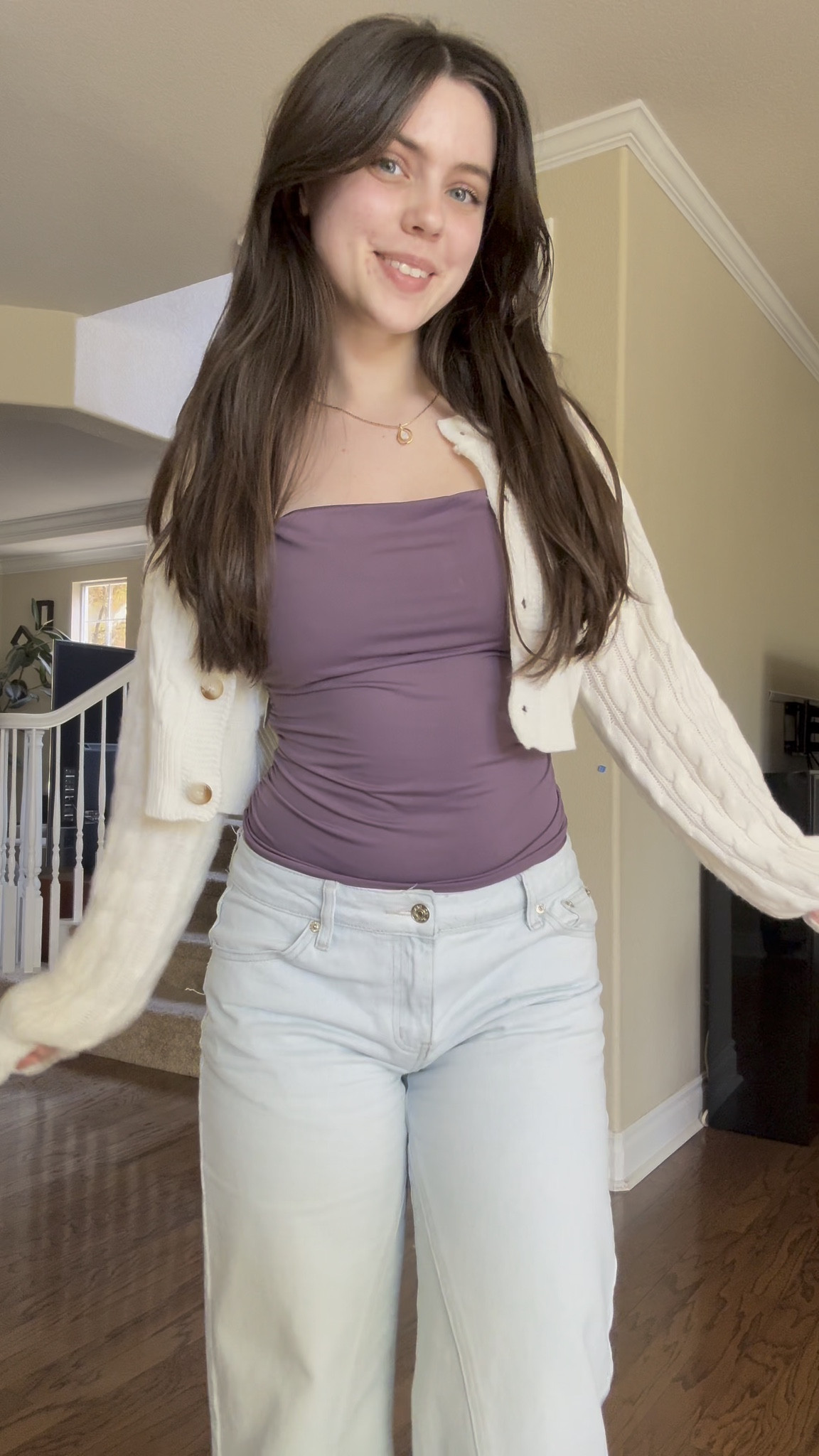 School outfit of the day! 

Jeans & top / Edikted - code KEIRASE10 for 10% off
Shoes - code SEQUINSANDSATINBLOG for free shipping

Size up in shoes
Size up in jeans if inbetween sizes
Everything else is true to size

Spring outfits / spring fashion / spring outfit / spring break outfit / spring outfit casual / spring outfit ideas / spring outfit women / spring outfits 2025 / spring tops for women / spring shirts / spring shoes / ballet flats outfits / cardigan outfits / button front cardigan outfits / Summer outfits / summer outfits 2025 / summer outfits casual / summer outfits teen / summer outfit ideas / Edikted jeans / Edikted tops / Edikted clothes / Edikted discount code / light wash jeans outfits
 

 #LTKSeasonal #LTKFindsUnder50 #LTKFindsUnder100