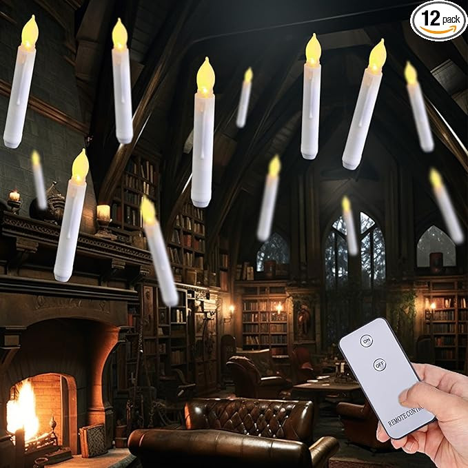 Raycare LED Flameless Taper Candles Battery Operated with Remote, Flameless Taper Window Candles ... | Amazon (US)