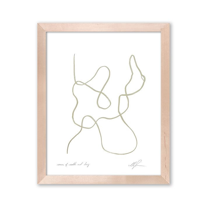 Needle & String Print by Cocoshalom | West Elm (US)