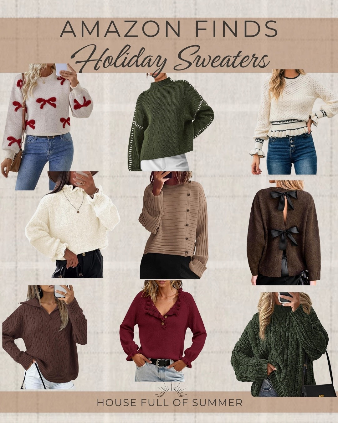 Holiday sweaters Christmas party outfit winter attire Amazon finds 

#LTKSaleAlert #LTKHoliday #LTKCyberWeek