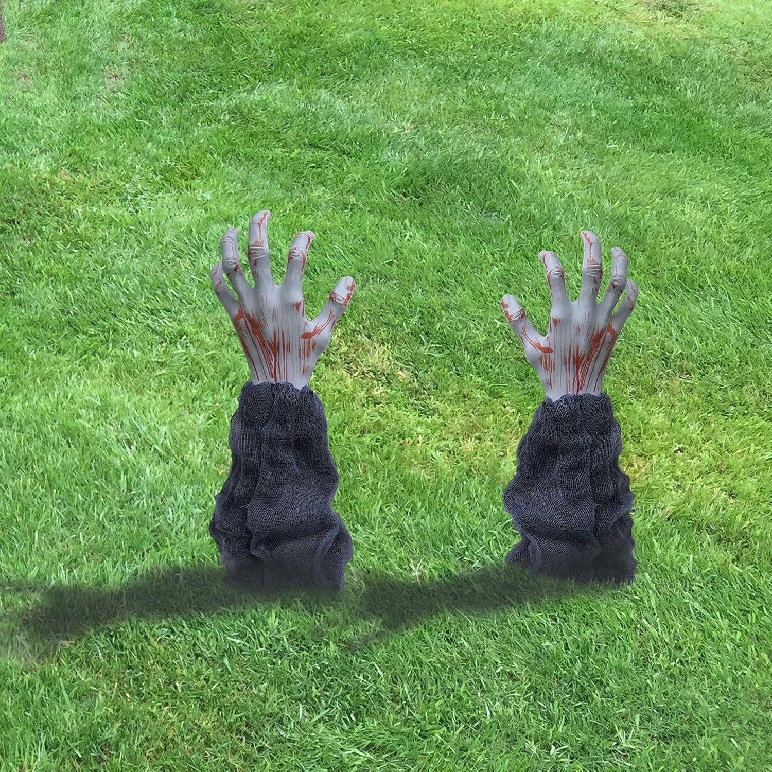 Halloween Zombie Hand Yard Stakes Outdoor Decorations Lawn Groundbreaker | Amazon (US)