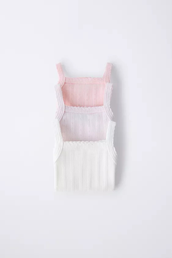 THREE-PACK OF RIB KNIT BODYSUITS WITH CUTOUT DETAIL | Zara US