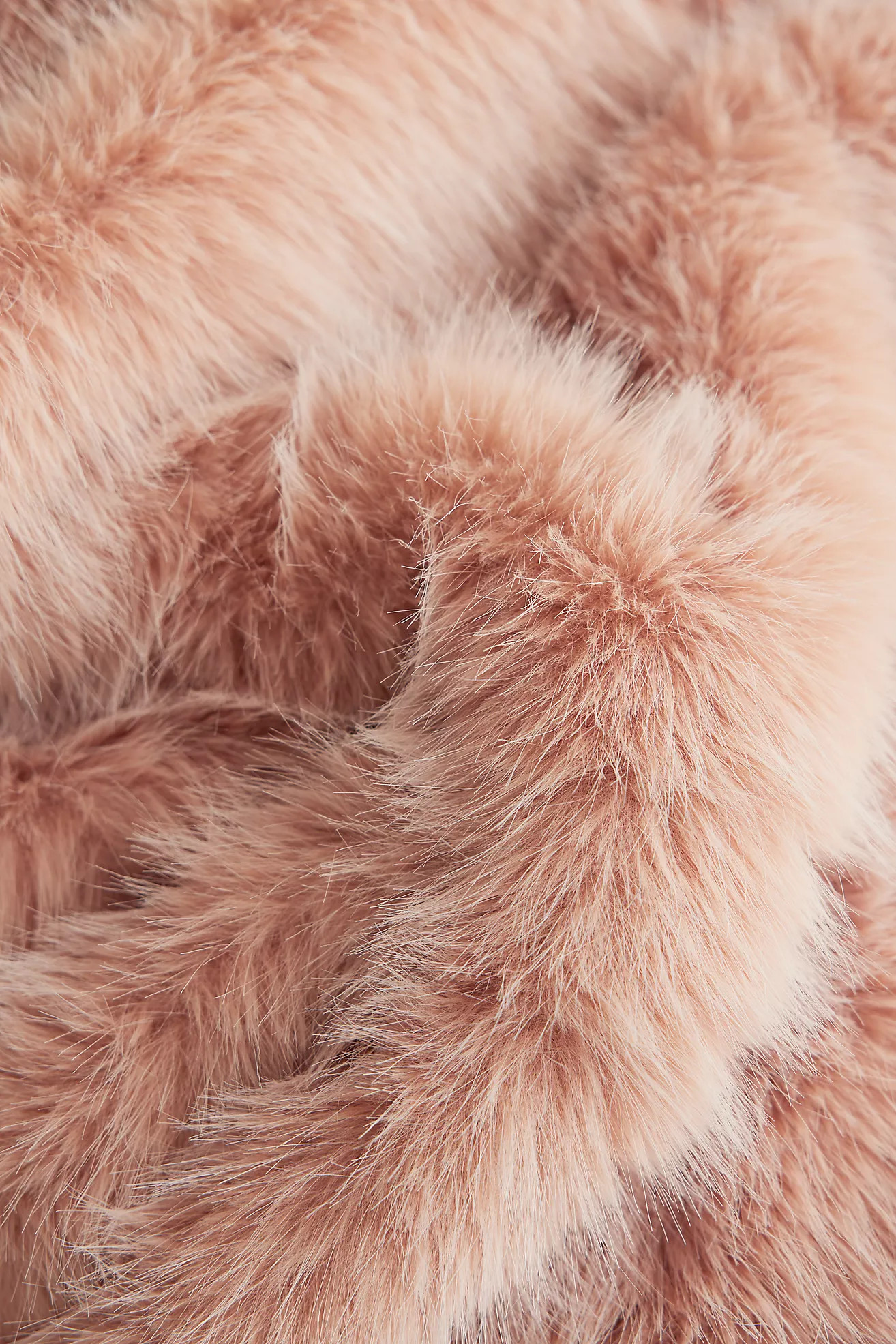 Chloe Tipped Faux-Fur Throw Blanket | Anthropologie (US)