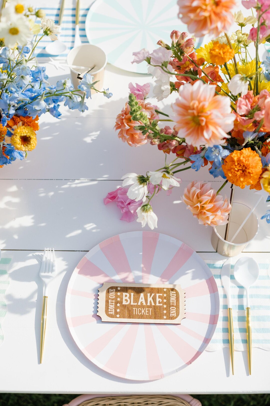 Circus Ticket Placecards Circus Party Engraved Tags Wood Tags Acrylic Tags Personalized Party Cus... | Etsy (US)