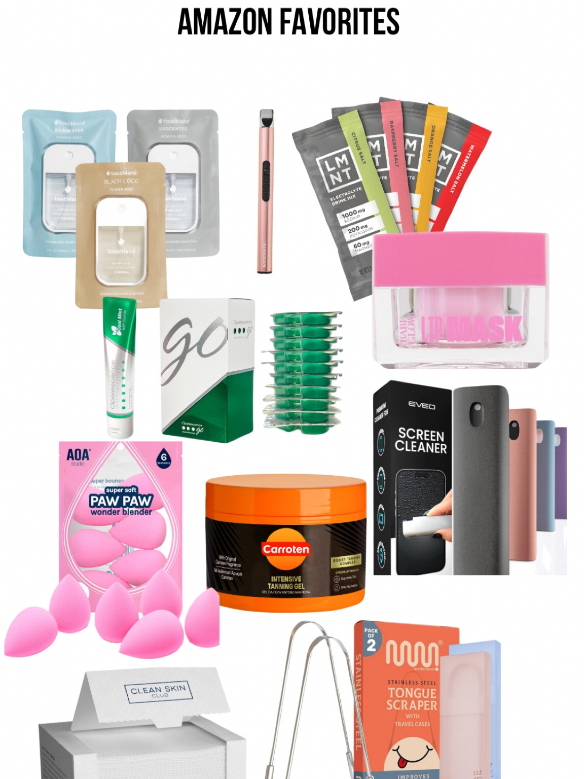 All of my Amazon favorites and many are on auto renew! The lip mask is amazing and better than Laneige! I get my teeth professionally whitened and that is the brand/percentage used. So many great products. 

#LTKhome #LTKfindsunder50 #LTKtravel