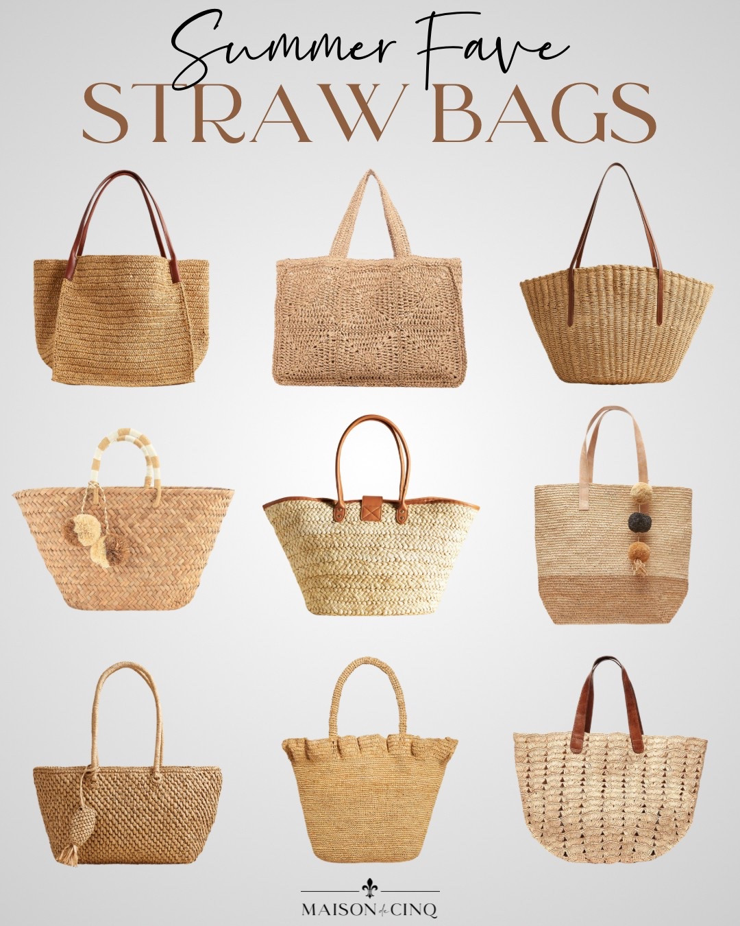 One of my all time favorite summer accessories is a straw bag - and it’s the perfect way to channel French-girl style!

Summer bag, summer handbag, beach bag, tote bag, summer 

#LTKSummerEdit 

#LTKStyleTip #LTKSeasonal