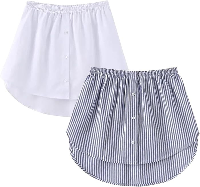 Women's 2 Pcs Mini Shirt Extender | Amazon (US)